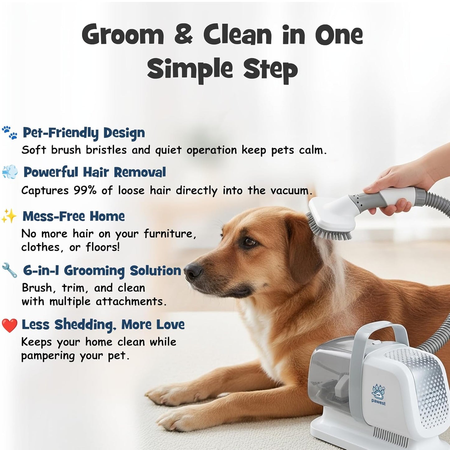 Pet Grooming vaccum